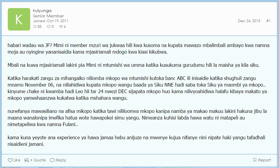 ABC Matapeli - jamii Forums
